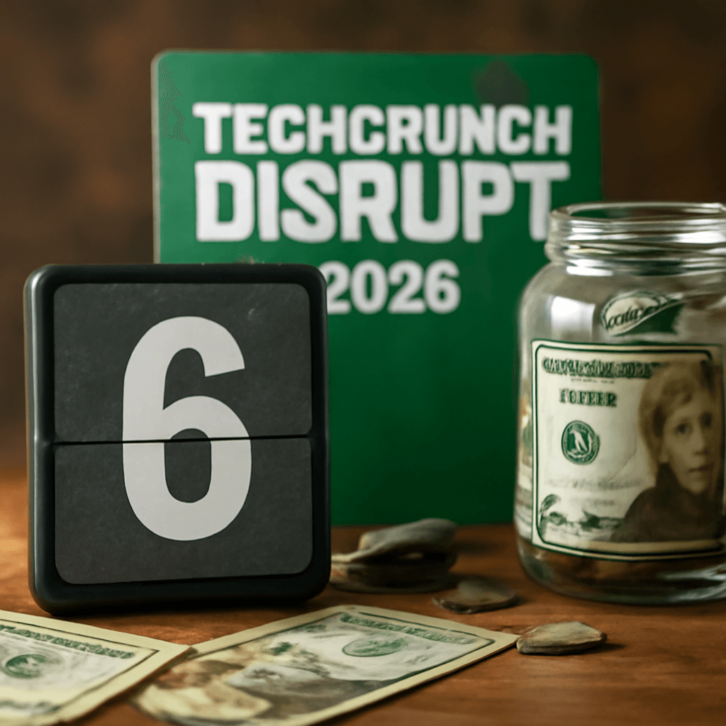 距離 TechCrunch Disrupt 2026 票券最多省下 200 美元還有 6 天