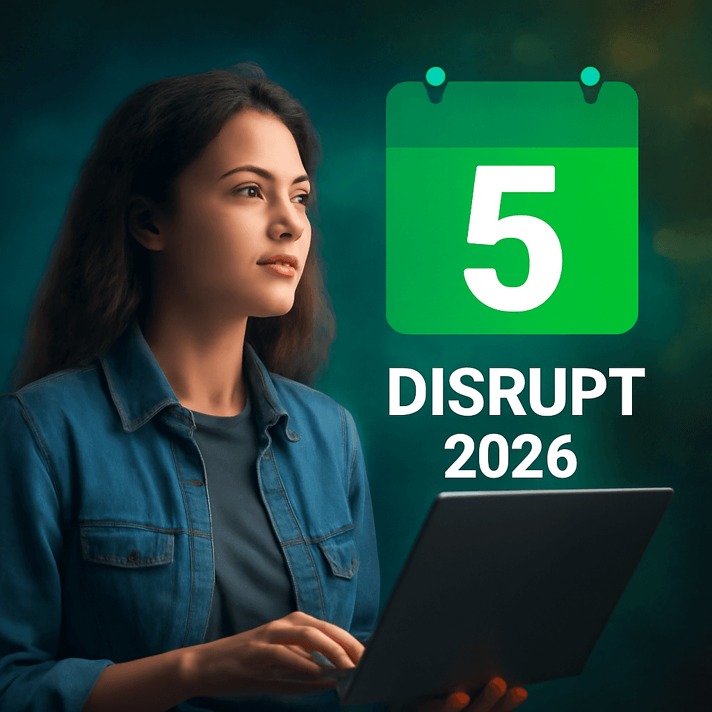 剩下五天：在 TechCrunch Disrupt 2026 省下最高 200 美元 — 一窺下一代新創公司