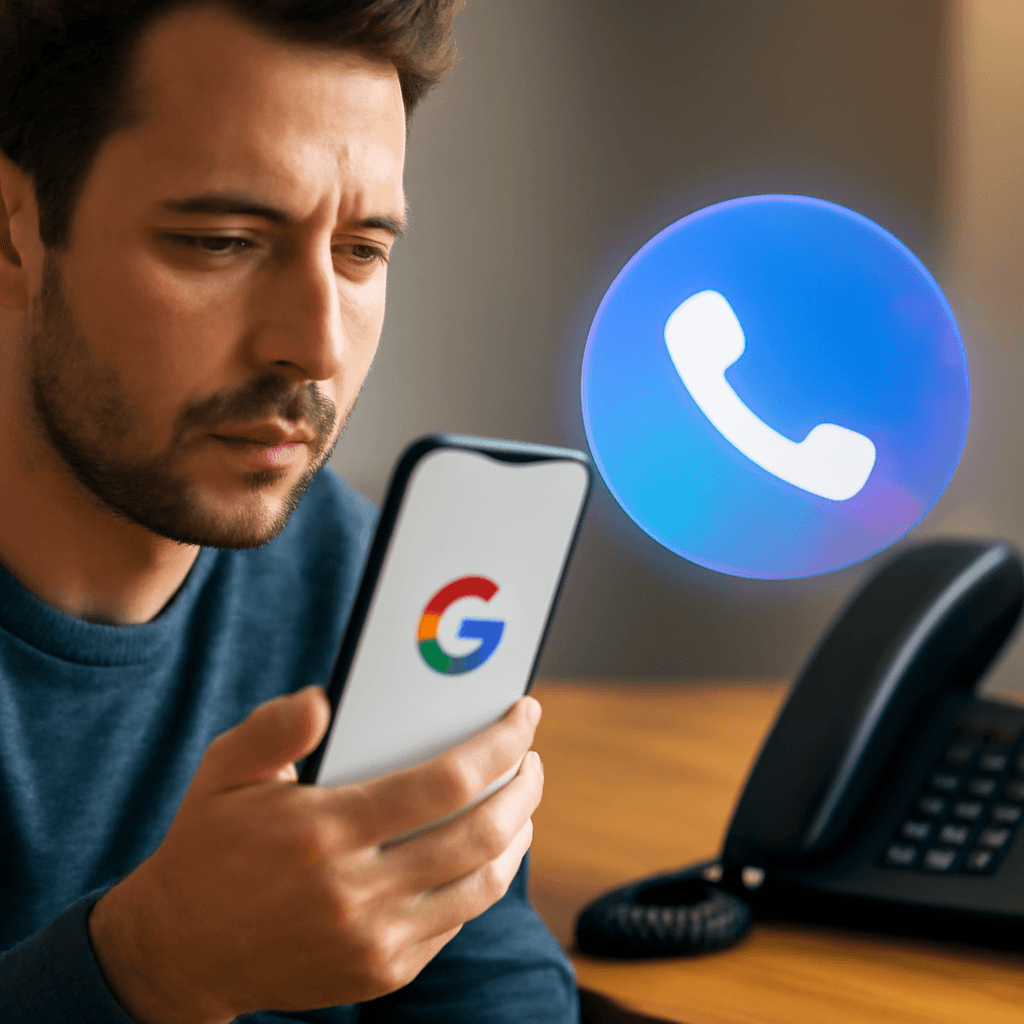 Google 試驗 Gemini 的「替我打電話」——AI 代你撥打真實電話