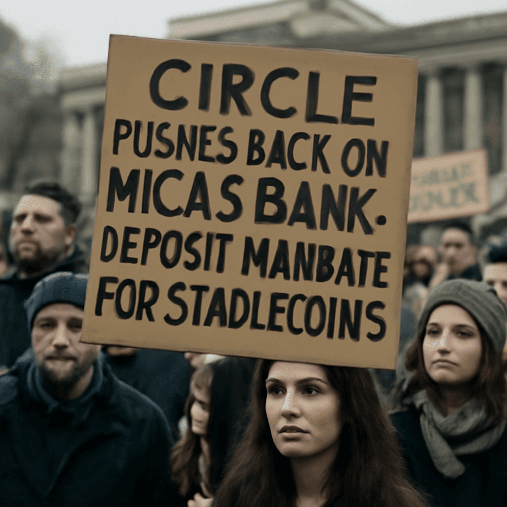Circle 呼籲修訂 MiCA，反對以銀行存款作為穩定幣準備金的強制要求