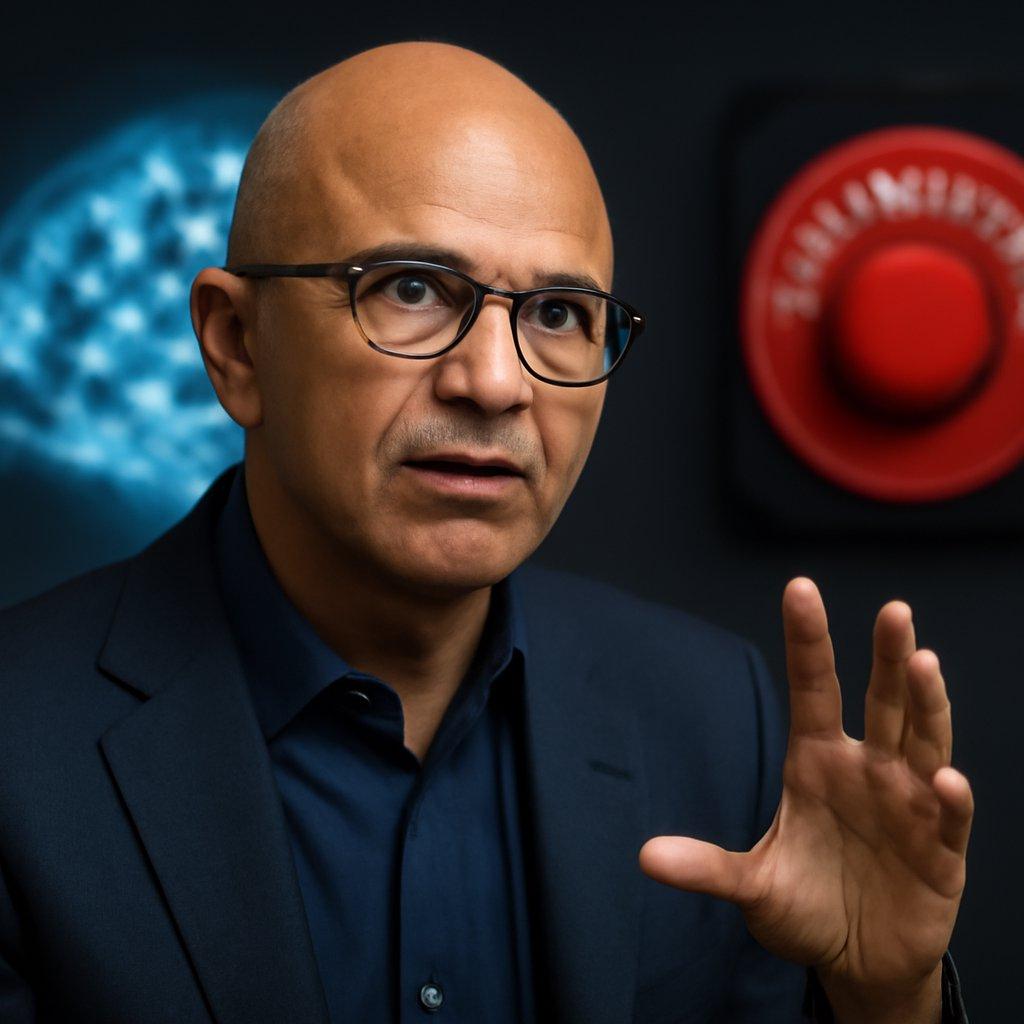 Satya Nadella 呼籲為 AI 系統設置緊急煞車