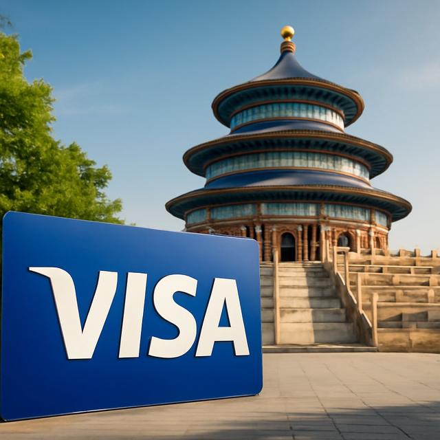 Visa獲准進入中國國內銀行卡市場