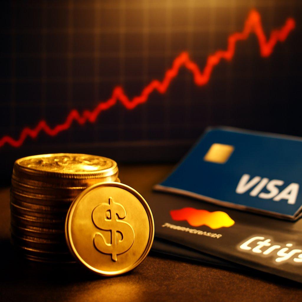 Visa、Mastercard 和 Stripe 將數位美元接入日常金融，穩定幣支付大幅攀升
