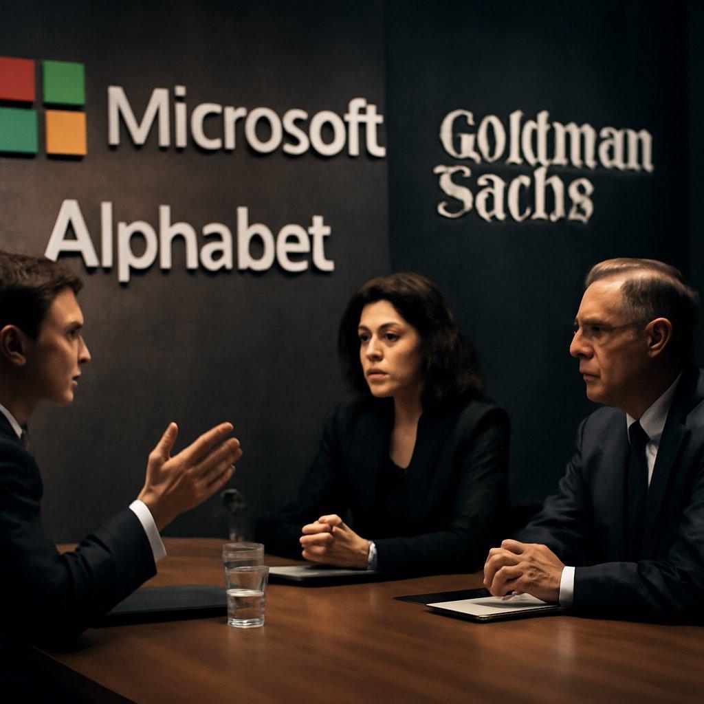 Microsoft、Alphabet 和 Goldman Sachs 反對 OKX-ICE 的代幣化股票交易計畫