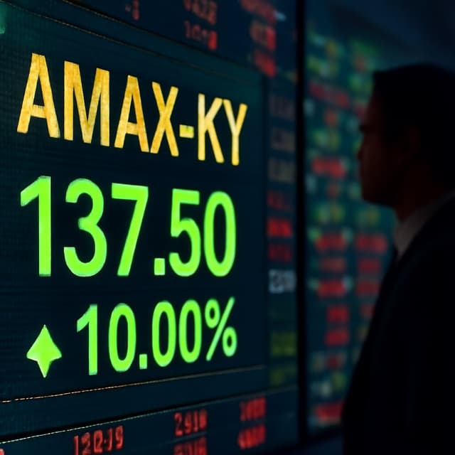 AMAX-KY 9月獲利年增51倍，一度觸及漲停
