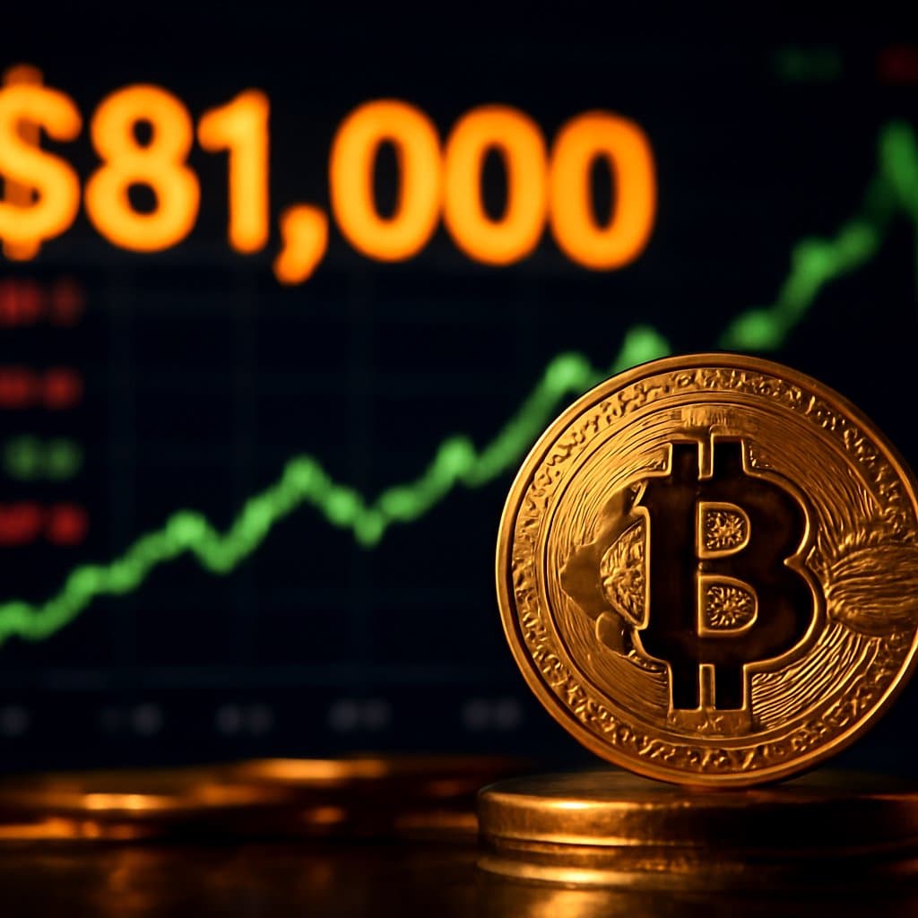 比特幣逼近 $81,000，交易員等待 Fed 決策；ZEC 上漲 8%