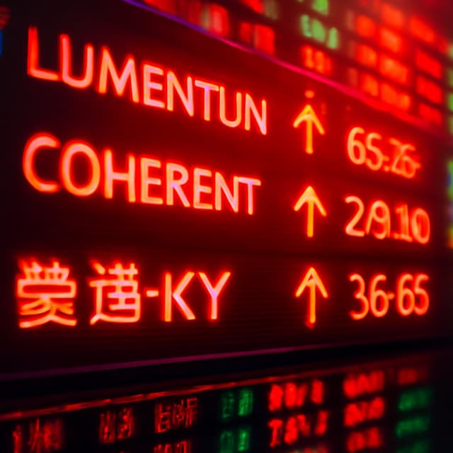 Lumentum、Coherent大漲，帶動台灣光通訊股上揚